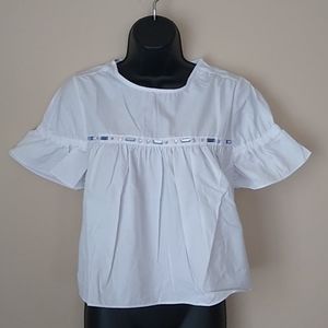 Maddie Ruffle Top Embellishments Fresh Summer Medium Junior